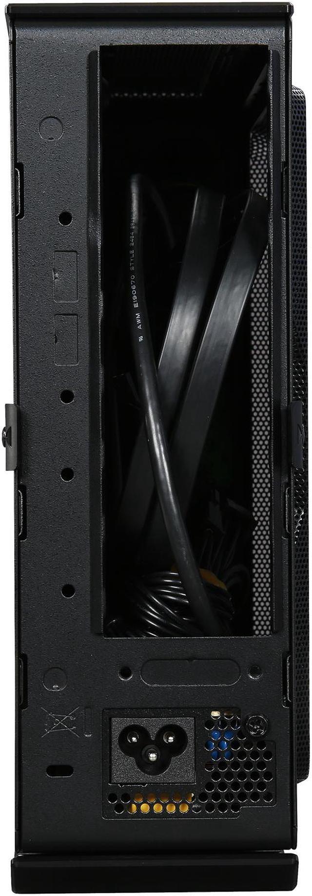 Alt view image 8 of 9 - IN WIN Chopin Black Aluminum, SECC Mini-ITX Tower Case 150W Power Supply with 4 colors stickers inside