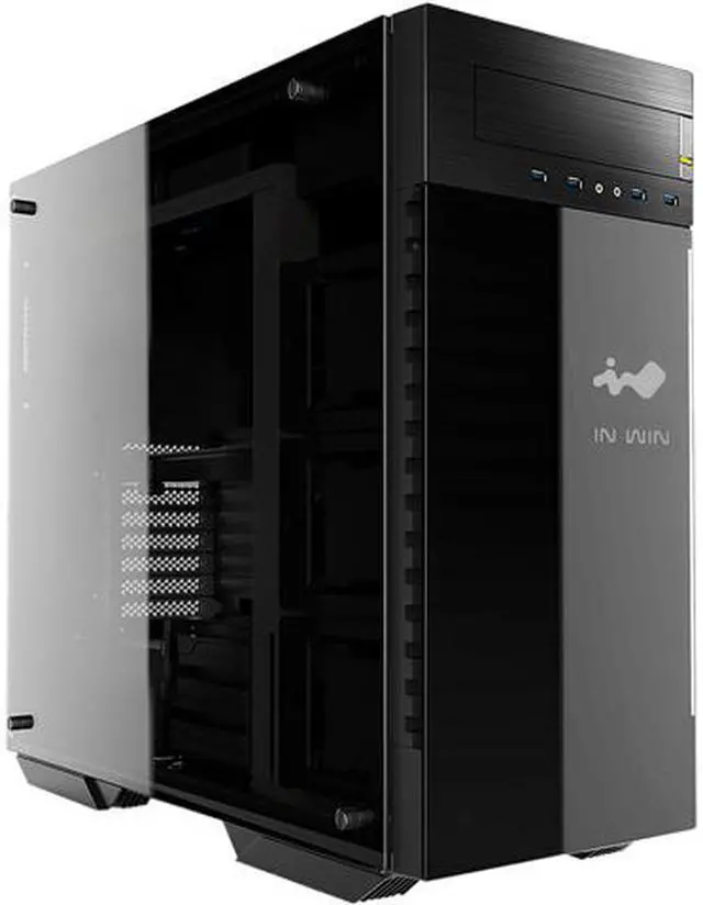 Main image of IN WIN 509 Black / Grey SECC / Tempered Glass ATX Full Tower Computer Case ATX PS2 / EPS 12V Power Supply