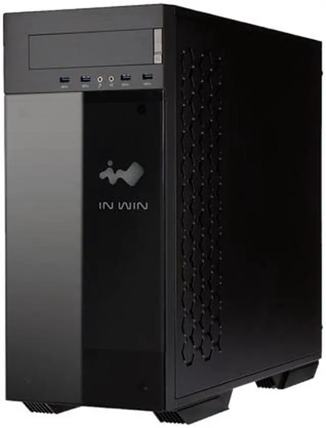 Alt view image 3 of 12 - IN WIN 509 Black / Grey SECC / Tempered Glass ATX Full Tower Computer Case ATX PS2 / EPS 12V Power Supply