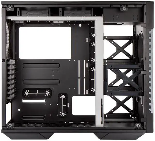 Alt view image 7 of 12 - IN WIN 509 Black / Grey SECC / Tempered Glass ATX Full Tower Computer Case ATX PS2 / EPS 12V Power Supply