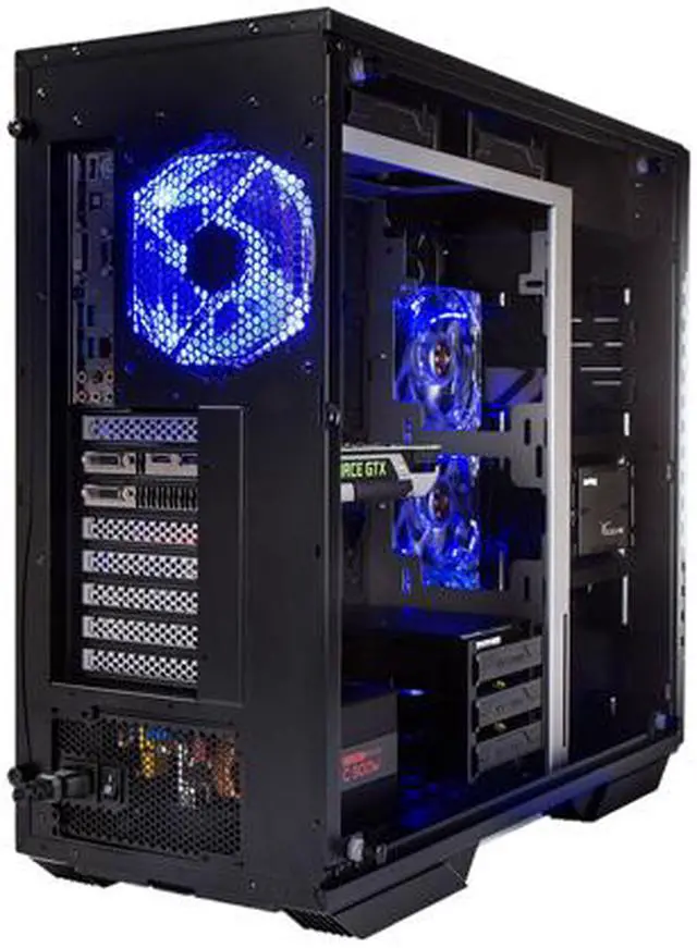 Alt view image 5 of 12 - IN WIN 509 Black / Grey SECC / Tempered Glass ATX Full Tower Computer Case ATX PS2 / EPS 12V Power Supply