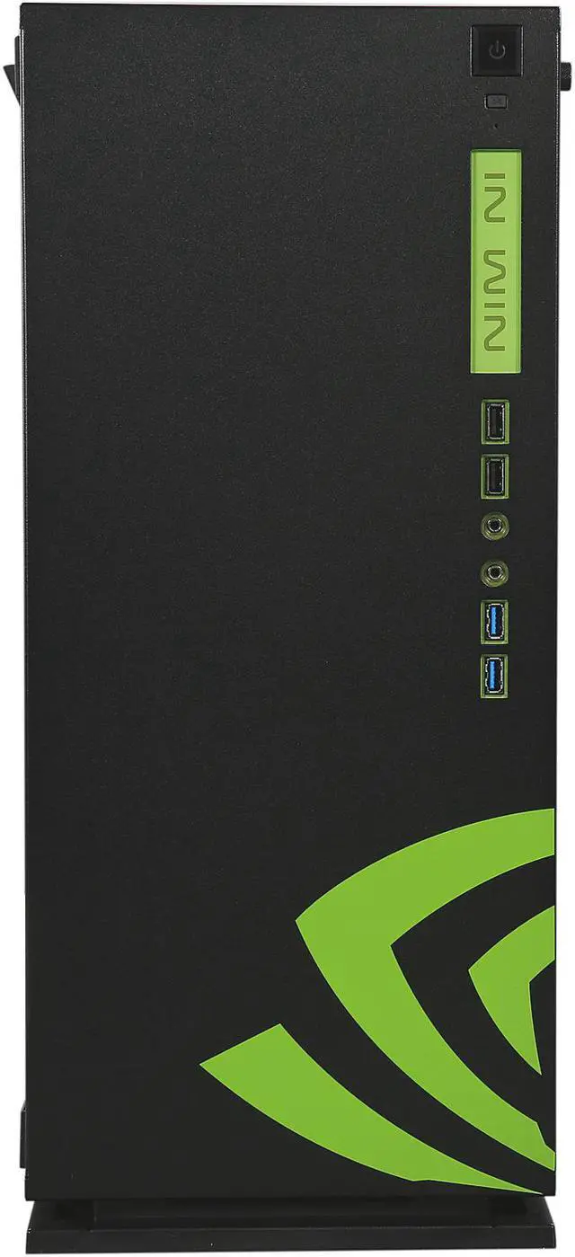 Alt view image 2 of 9 - IN WIN 303 Nvidia Black / White SECC Computer Case PSII: ATX12V Power Supply