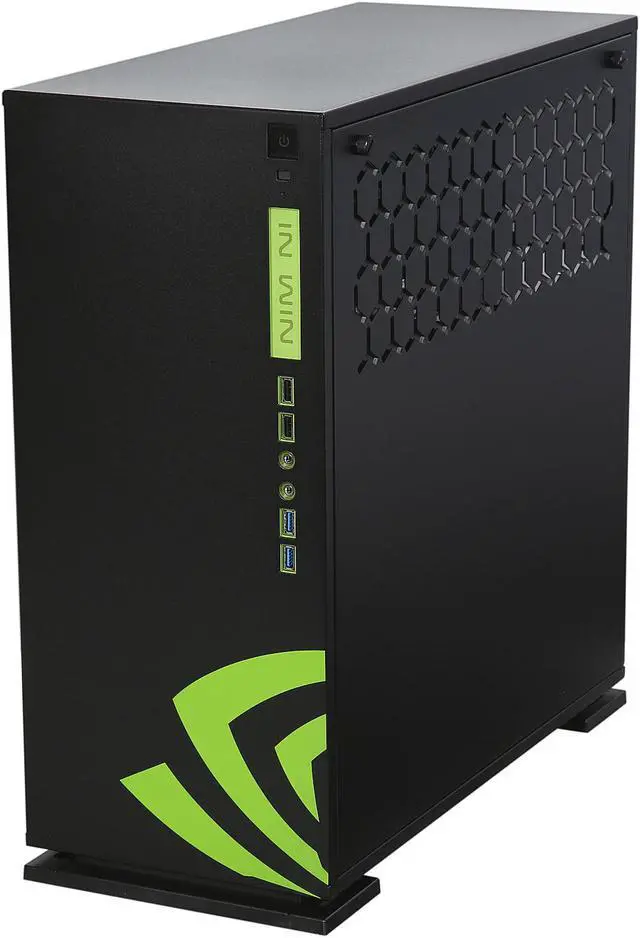 Alt view image 3 of 9 - IN WIN 303 Nvidia Black / White SECC Computer Case PSII: ATX12V Power Supply