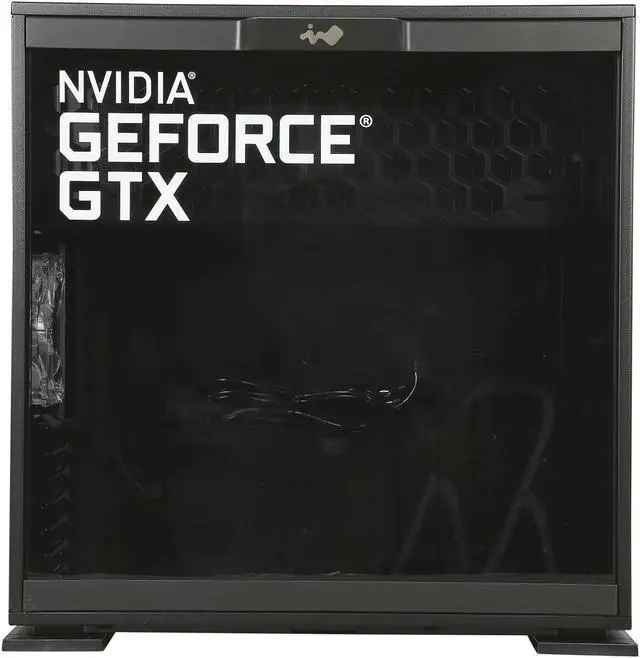 Alt view image 4 of 9 - IN WIN 303 Nvidia Black / White SECC Computer Case PSII: ATX12V Power Supply