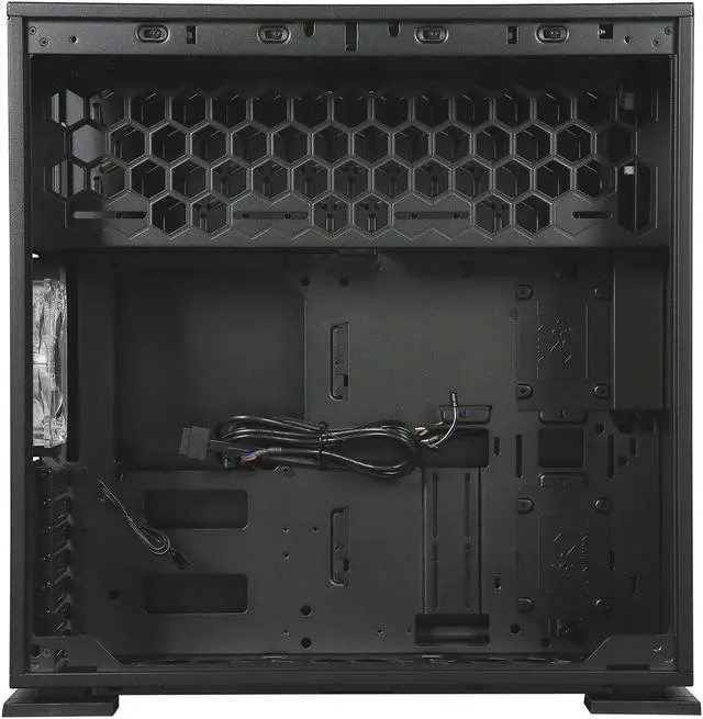 Alt view image 7 of 9 - IN WIN 303 Nvidia Black / White SECC Computer Case PSII: ATX12V Power Supply