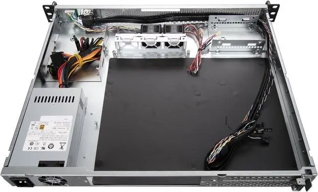 Alt view image 6 of 7 - In Win IW-RF100-S315 1U Short-depth Rackmount Server Chassis with Single 315W Power Supply, with Front or Rear I/O Access