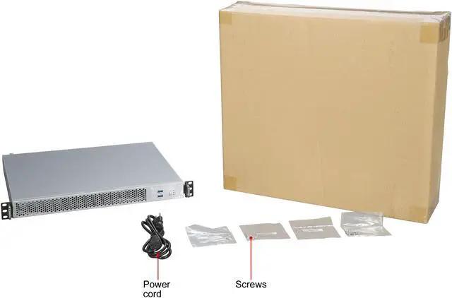 Alt view image 8 of 7 - In Win IW-RF100-S315 1U Short-depth Rackmount Server Chassis with Single 315W Power Supply, with Front or Rear I/O Access