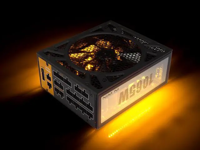 Alt view image 18 of 20 - IN WIN Tou 2.0 Black Aluminum / Tempered Glass ATX Full Tower Computer Case SIV-1065W Internal PSU Included (ATX12V V2.4 / EPS12V V2.92) - Length up to 210mm Power Supply