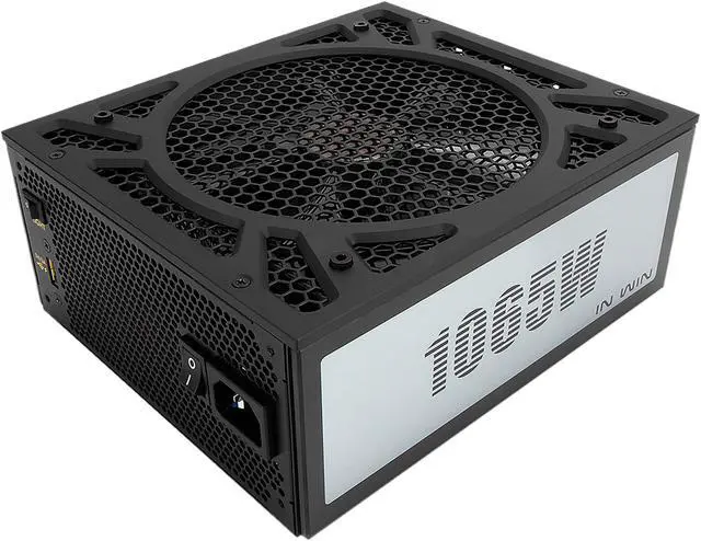 Alt view image 11 of 20 - IN WIN Tou 2.0 Black Aluminum / Tempered Glass ATX Full Tower Computer Case SIV-1065W Internal PSU Included (ATX12V V2.4 / EPS12V V2.92) - Length up to 210mm Power Supply
