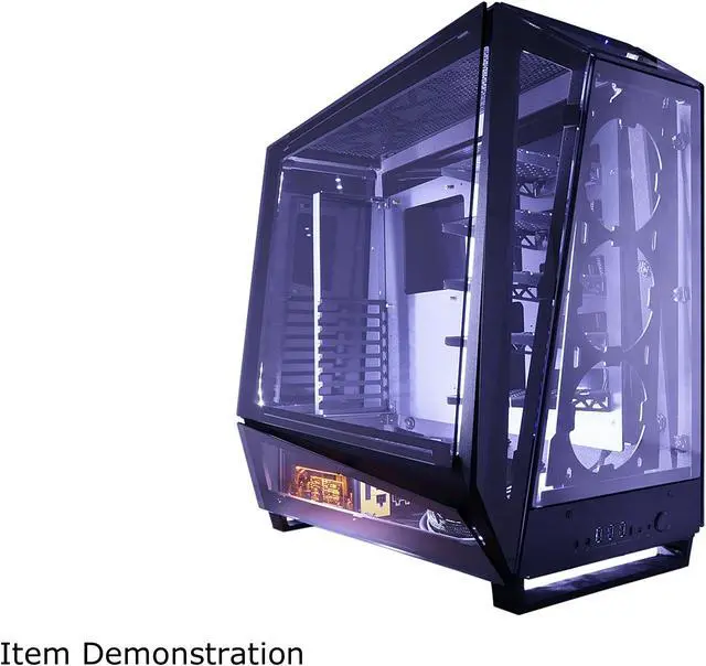 Alt view image 6 of 20 - IN WIN Tou 2.0 Black Aluminum / Tempered Glass ATX Full Tower Computer Case SIV-1065W Internal PSU Included (ATX12V V2.4 / EPS12V V2.92) - Length up to 210mm Power Supply