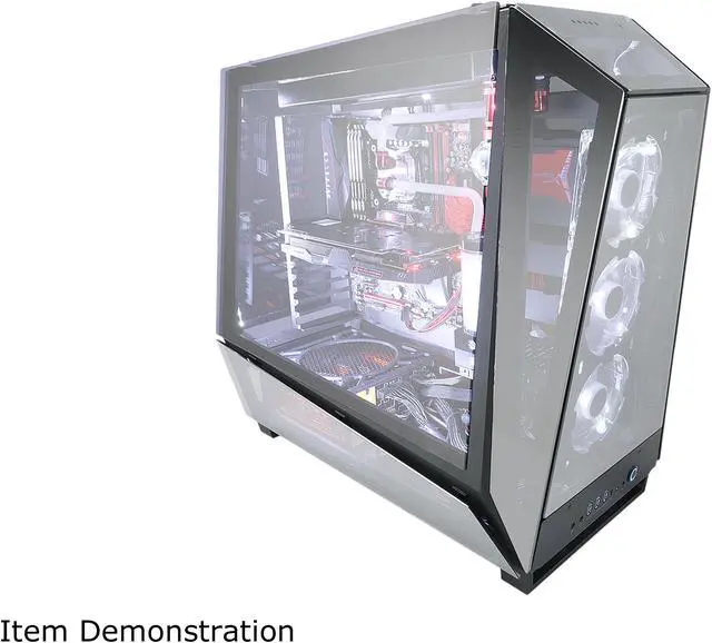 Alt view image 8 of 20 - IN WIN Tou 2.0 Black Aluminum / Tempered Glass ATX Full Tower Computer Case SIV-1065W Internal PSU Included (ATX12V V2.4 / EPS12V V2.92) - Length up to 210mm Power Supply