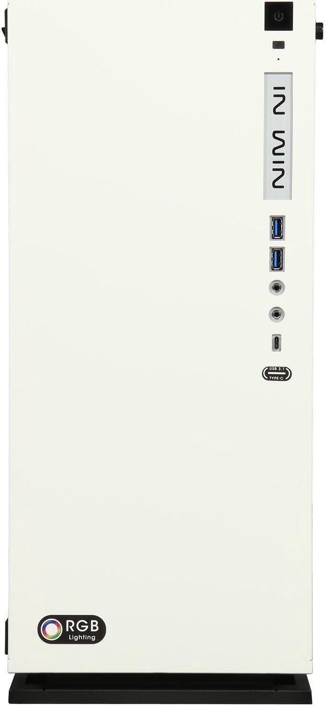 Alt view image 3 of 9 - IN WIN 303C.W.PRGB4 White SECC / Tempered Glass ATX Mid Tower Computer Case