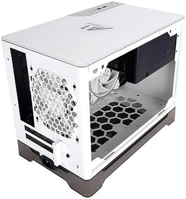 Alt view image 5 of 11 - IN WIN A1 PRIME-WHITE White SECC / Tempered Glass / Aluminum / Plexiglass Mini-ITX Tower Computer Case