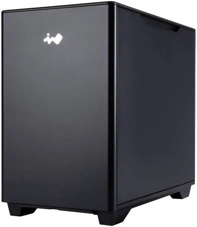 Alt view image 3 of 10 - IN WIN IW-CS-A3BLK-1AM120S Black SECC / Tempered Glass Micro ATX Mini Tower In Win IW-CS-A3BLK-1AM120S A3 Black Mini Tower Computer Case