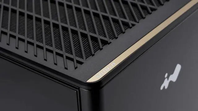 Alt view image 9 of 10 - IN WIN IW-CS-A3BLK-1AM120S Black SECC / Tempered Glass Micro ATX Mini Tower In Win IW-CS-A3BLK-1AM120S A3 Black Mini Tower Computer Case