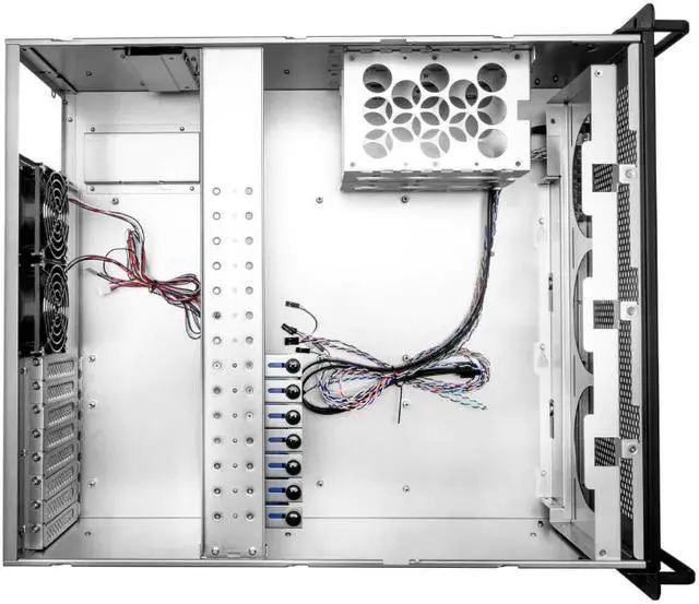 Alt view image 4 of 5 - In-Win Server Chassis R400LC, 4U Advanced Industrial Server Chassis to support up to 360mm AIO.