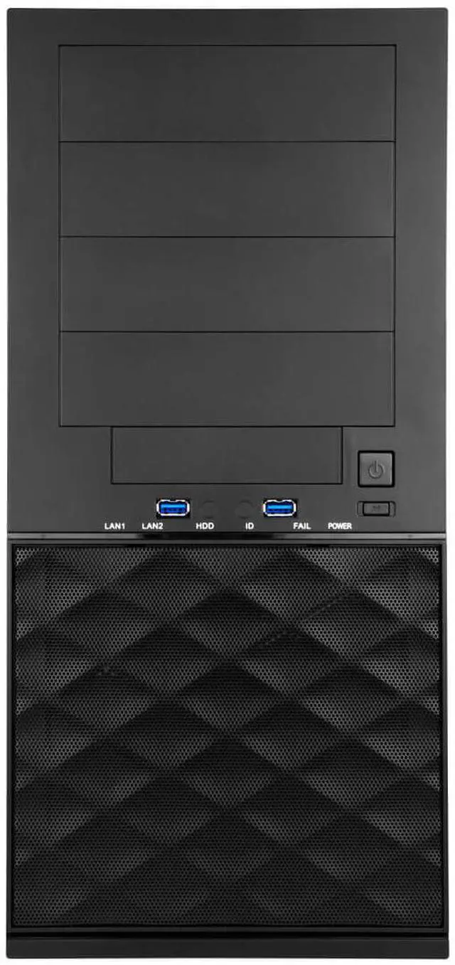 Alt view image 2 of 2 - IN WIN PE052T2X.U3 Pedestal Entry ATX Mid Tower Case - Black