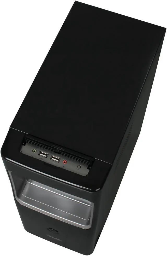 Alt view image 8 of 10 - GMC R-2 Toast AZT-GMCR2-BL Black Steel / Plastic ATX Mid Tower Computer Case