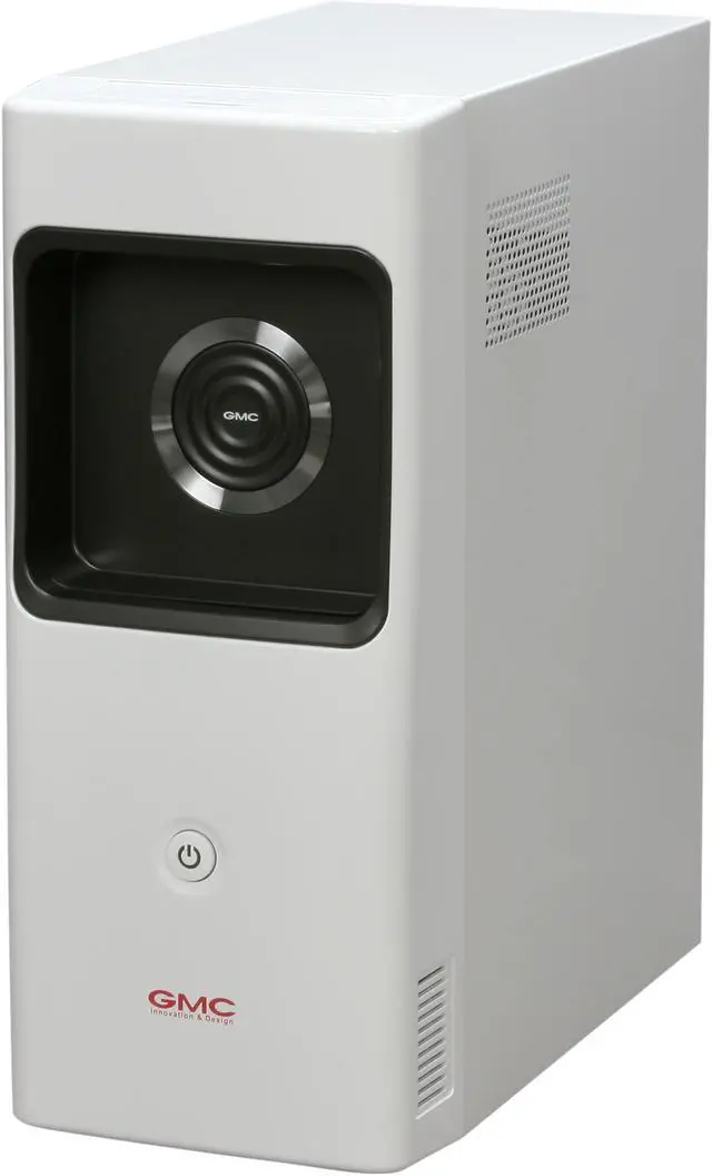 Alt view image 3 of 12 - GMC R-2 Toast AZT-GMCR2-WH White Steel / Plastic ATX Mid Tower Computer Case