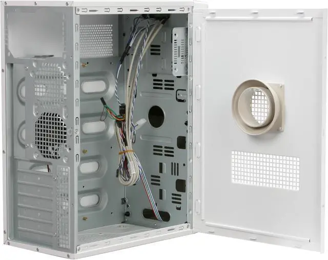 Alt view image 5 of 12 - GMC R-2 Toast AZT-GMCR2-WH White Steel / Plastic ATX Mid Tower Computer Case