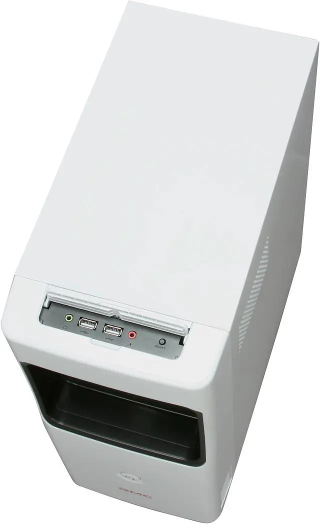 Alt view image 9 of 12 - GMC R-2 Toast AZT-GMCR2-WH White Steel / Plastic ATX Mid Tower Computer Case