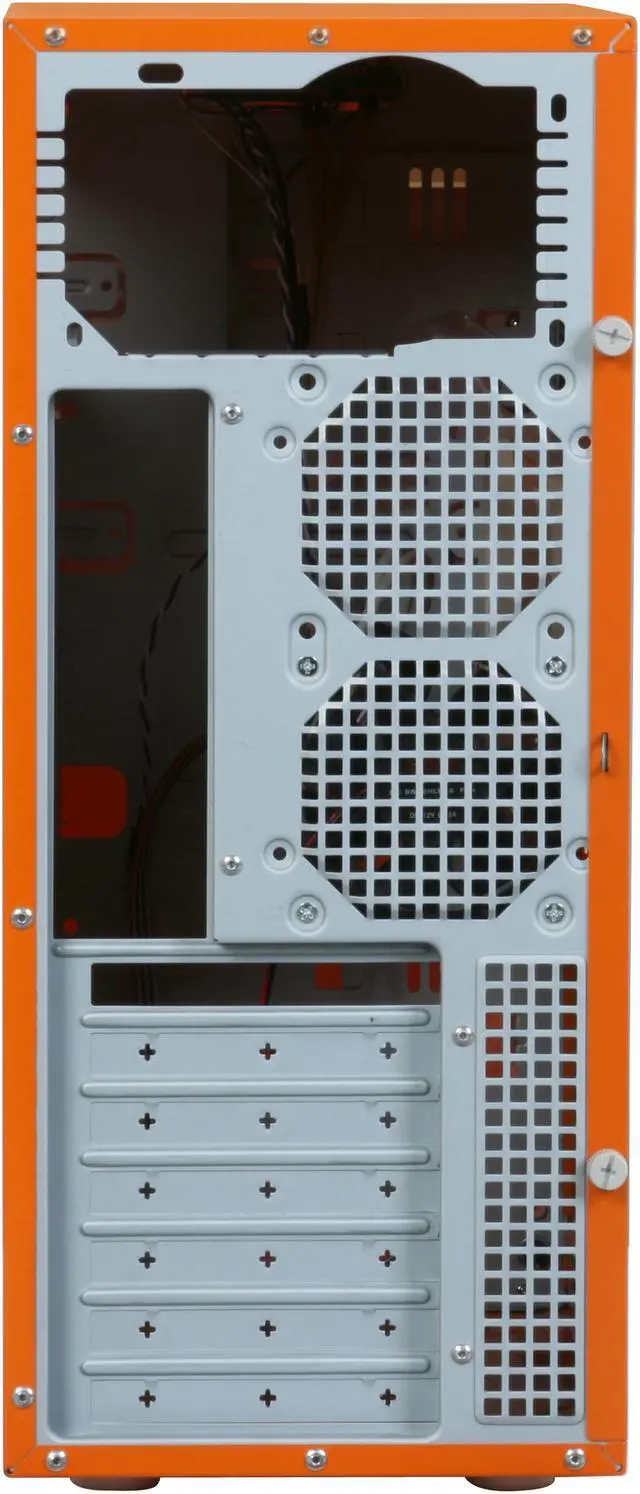 Alt view image 11 of 12 - GMC R-2 Toast AZT-GMCR2-OR Orange Steel / Plastic ATX Mid Tower Computer Case
