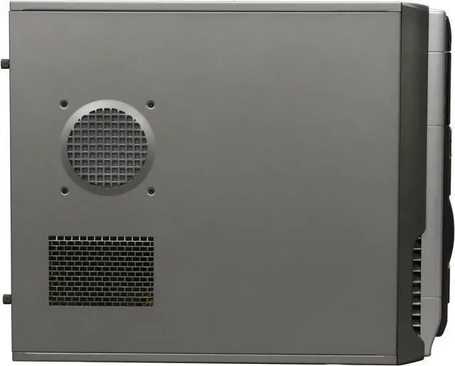 Alt view image 5 of 12 - GMC Black Steel K-2 Ebony AZT-GMCK2-EB ATX Media Center / HTPC Case