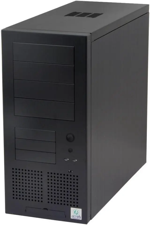 Alt view image 2 of 11 - LIAN LI PC-61 USB Black Aluminum ATX Mid Tower Computer Case