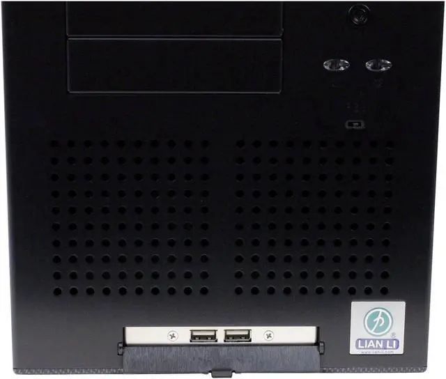 Alt view image 3 of 11 - LIAN LI PC-61 USB Black Aluminum ATX Mid Tower Computer Case
