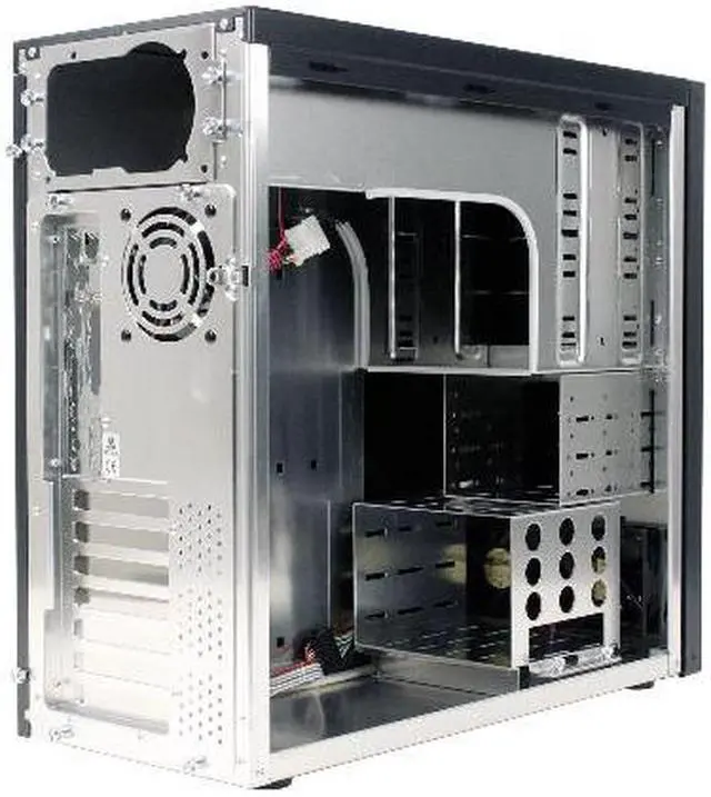 Alt view image 6 of 11 - LIAN LI PC-61 USB Black Aluminum ATX Mid Tower Computer Case