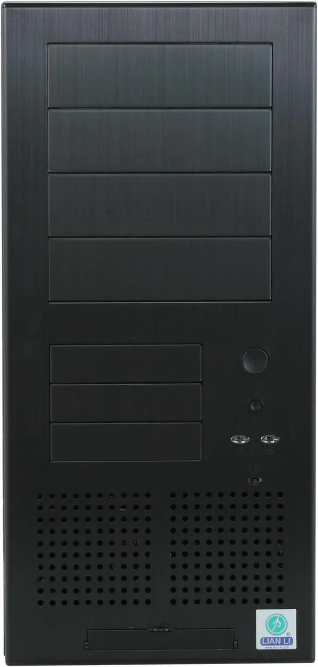 Alt view image 3 of 14 - LIAN LI PC-65B Black Aluminum ATX Mid Tower Computer Case
