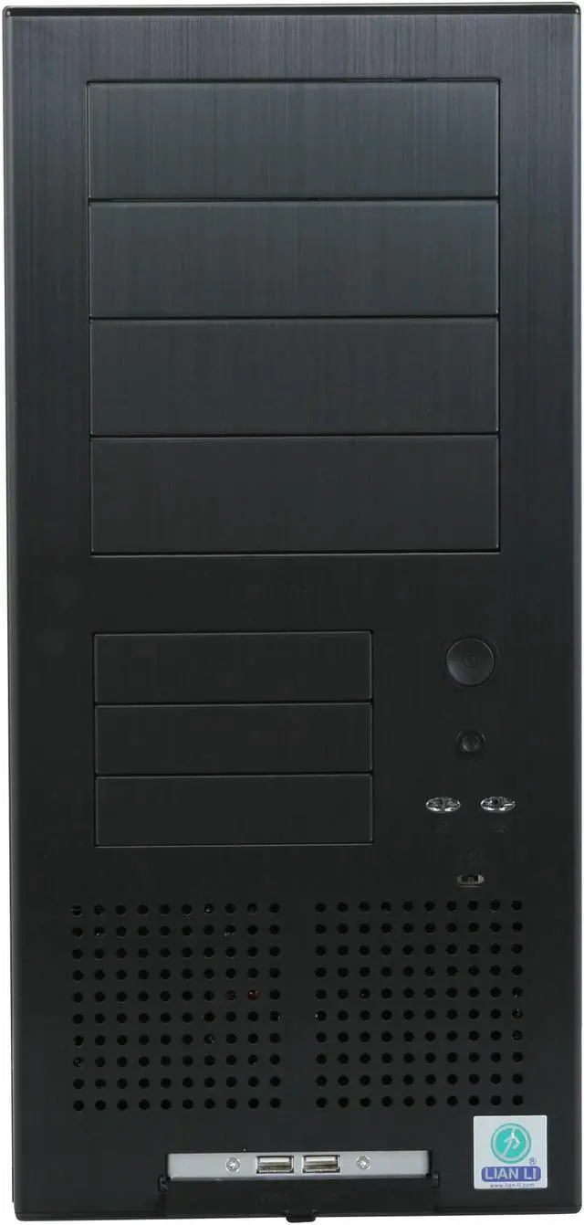Alt view image 5 of 14 - LIAN LI PC-65B Black Aluminum ATX Mid Tower Computer Case