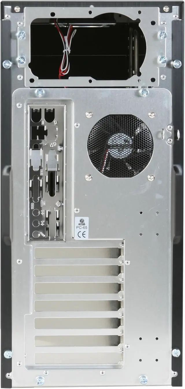 Alt view image 13 of 14 - LIAN LI PC-65B Black Aluminum ATX Mid Tower Computer Case