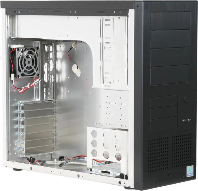 Alt view image 10 of 14 - LIAN LI PC-65B Black Aluminum ATX Mid Tower Computer Case