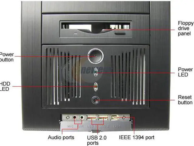 Alt view image 2 of 7 - LIAN LI PC-3077B Black Aluminum ATX Mid Tower Computer Case