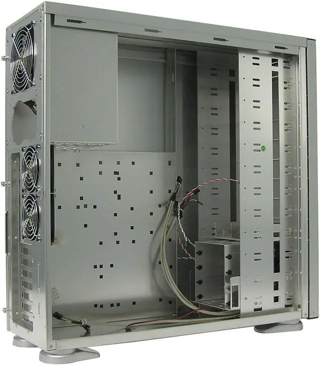 Alt view image 6 of 7 - LIAN LI PC-7077A Silver Aluminum ATX Full Tower Computer Case
