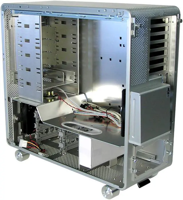 Alt view image 3 of 6 - LIAN LI V COOL PC-V1000 Silver Aluminum ATX Mid Tower Computer Case