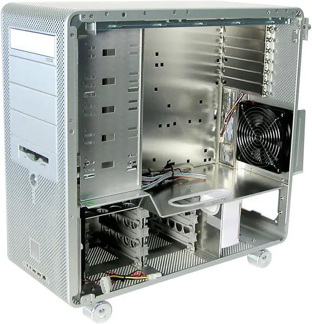 Alt view image 4 of 6 - LIAN LI V COOL PC-V1000 Silver Aluminum ATX Mid Tower Computer Case