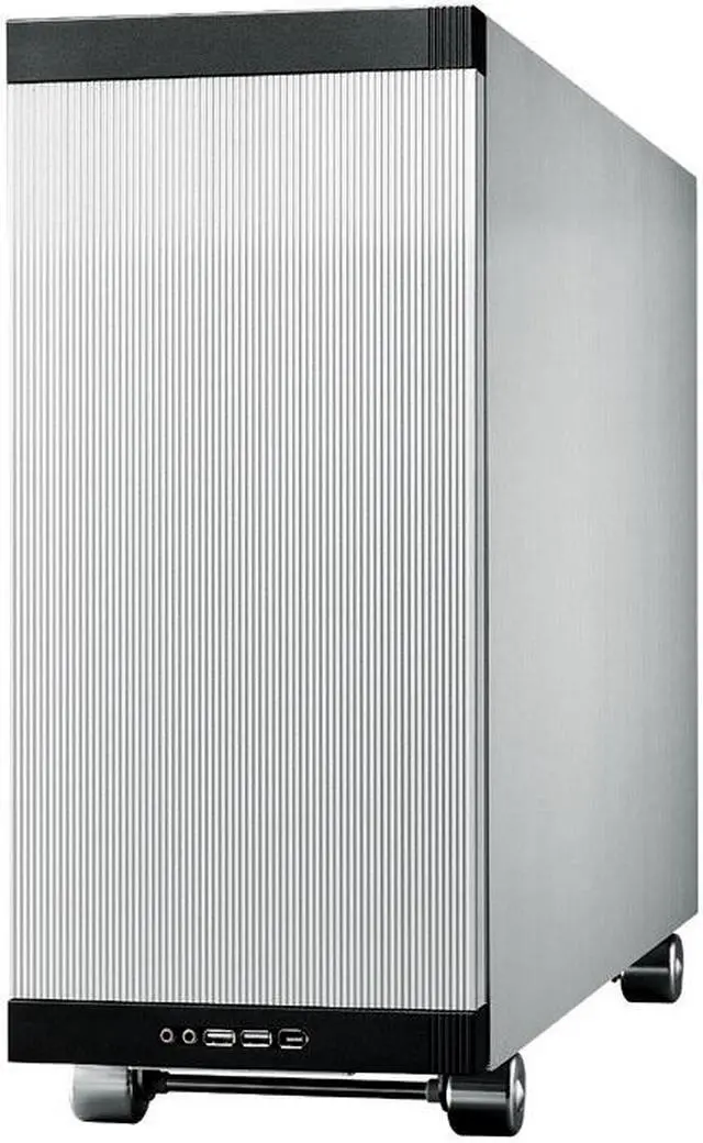 Alt view image 2 of 10 - LIAN LI V SILENT PC-V1100 Silver Aluminum ATX Mid Tower Computer Case