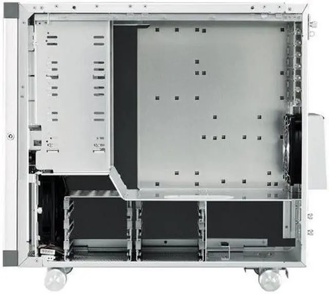 Alt view image 6 of 10 - LIAN LI V SILENT PC-V1100 Silver Aluminum ATX Mid Tower Computer Case