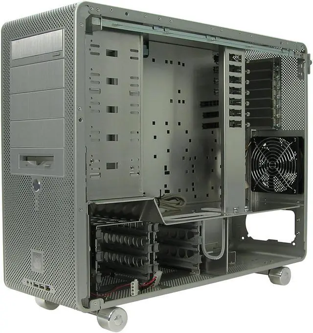 Alt view image 4 of 7 - LIAN LI PC-V1200 Silver Aluminum ATX Mid Tower Computer Case