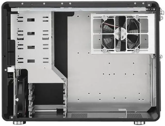 Alt view image 7 of 11 - LIAN LI PC-V600B Black Aluminum ATX Mid Tower Computer Case