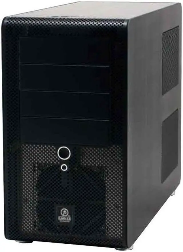 Alt view image 2 of 11 - LIAN LI PC-V600B Black Aluminum ATX Mid Tower Computer Case