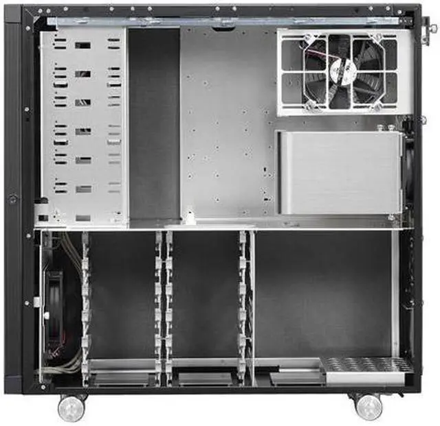 Alt view image 5 of 7 - LIAN LI PC-V2100BPlus II Black Aluminum ATX Full Tower Computer Case