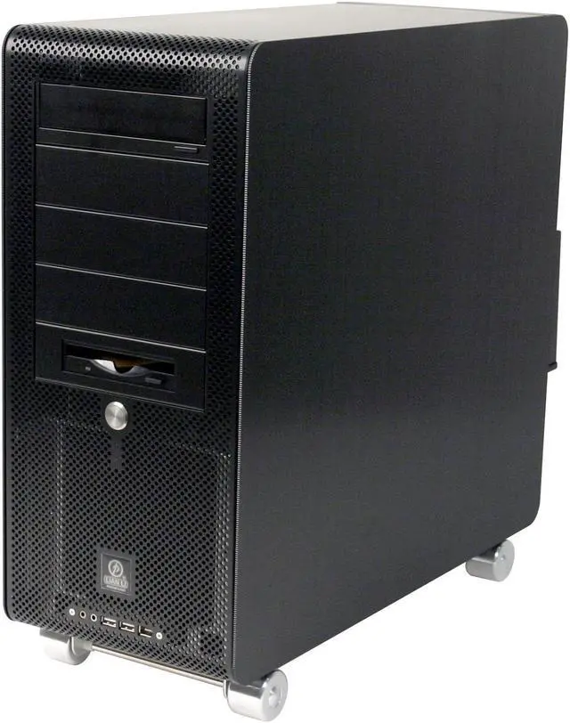 Alt view image 3 of 10 - LIAN LI V COOL PC-V1000B Black Aluminum ATX Mid Tower Computer Case
