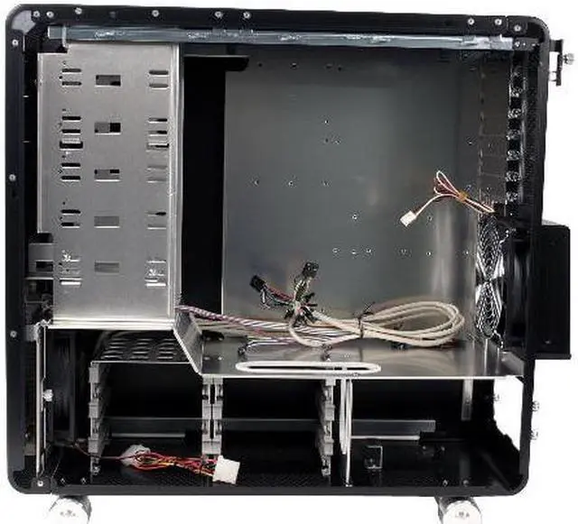 Alt view image 7 of 10 - LIAN LI V COOL PC-V1000B Black Aluminum ATX Mid Tower Computer Case