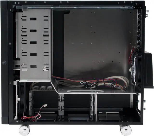 Alt view image 8 of 13 - LIAN LI V SILENT PC-V1100B Black Aluminum ATX Mid Tower Computer Case