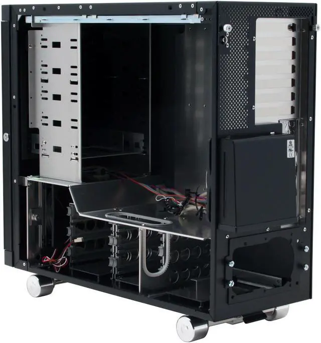 Alt view image 10 of 13 - LIAN LI V SILENT PC-V1100B Black Aluminum ATX Mid Tower Computer Case