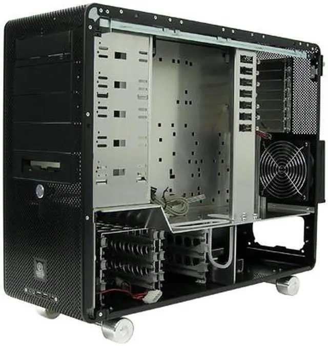 Alt view image 4 of 16 - LIAN LI V COOL PC-V1200B Black Aluminum ATX Mid Tower Computer Case