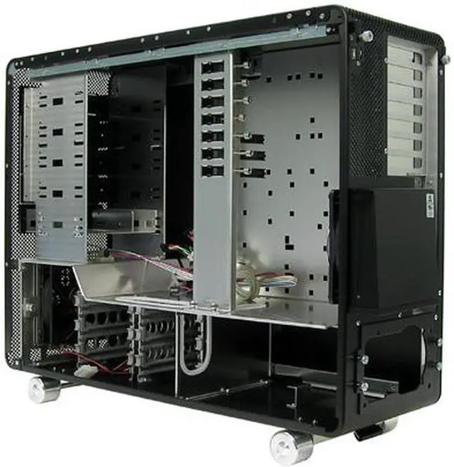 Alt view image 3 of 16 - LIAN LI V COOL PC-V1200B Black Aluminum ATX Mid Tower Computer Case